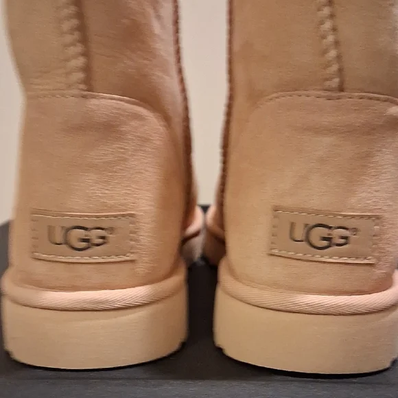 UGG Classic Short II with Amb Boots (Color: Creme) - Picture 15 of 16